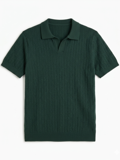 dark Green V-Neck Tee