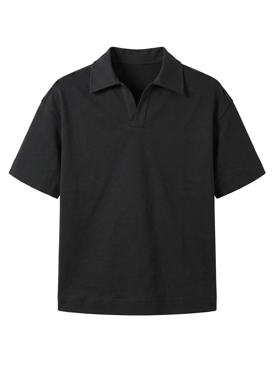 boxy V-neck Tee