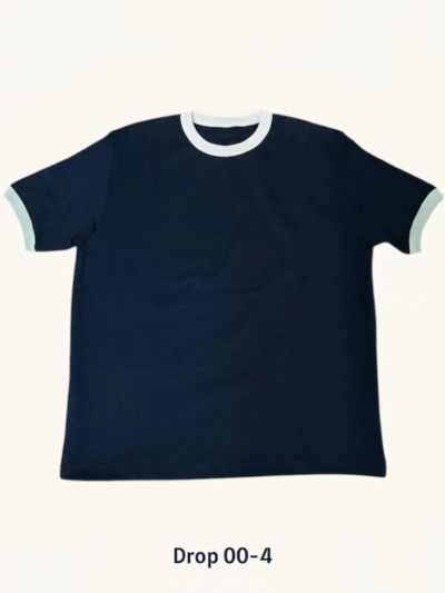 Navy Blue Ringer-shirt