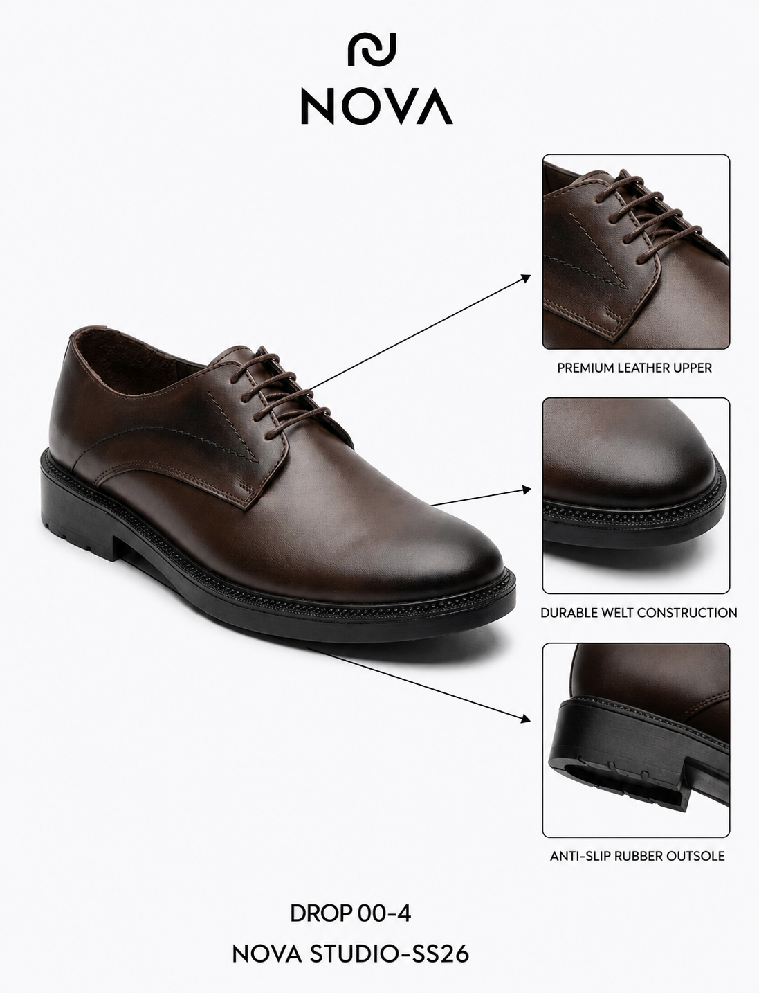 Brown Derby Shoes - Image 2